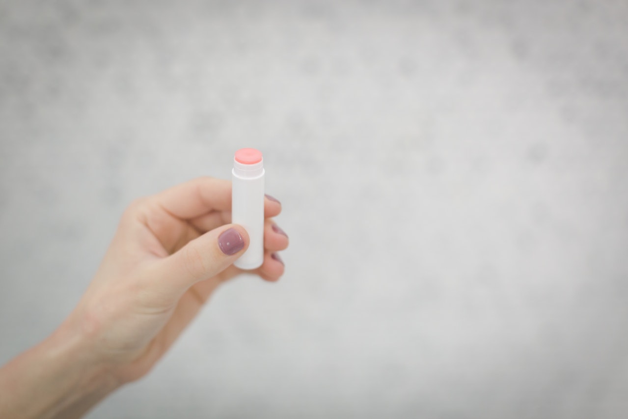 pink lip balm