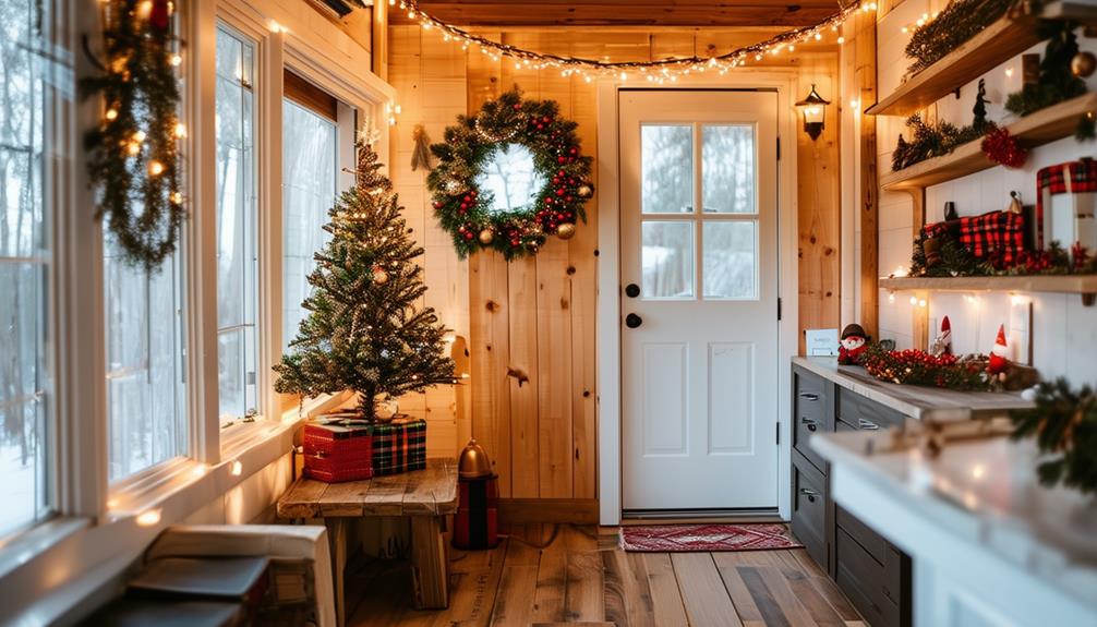 festive holiday decorations miniature