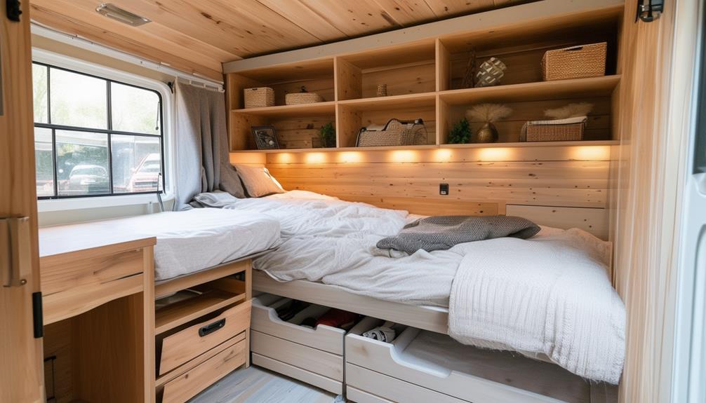 creative bedroom organization solutions