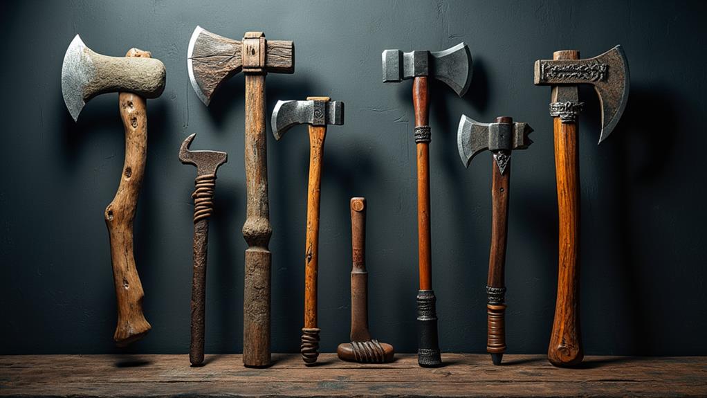axes used as weapons