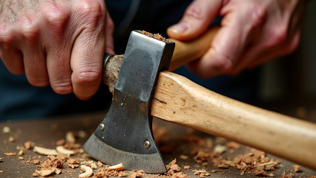 crafting the axe head