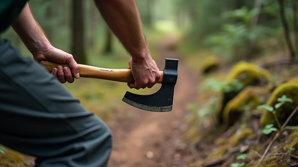 safe axe usage techniques