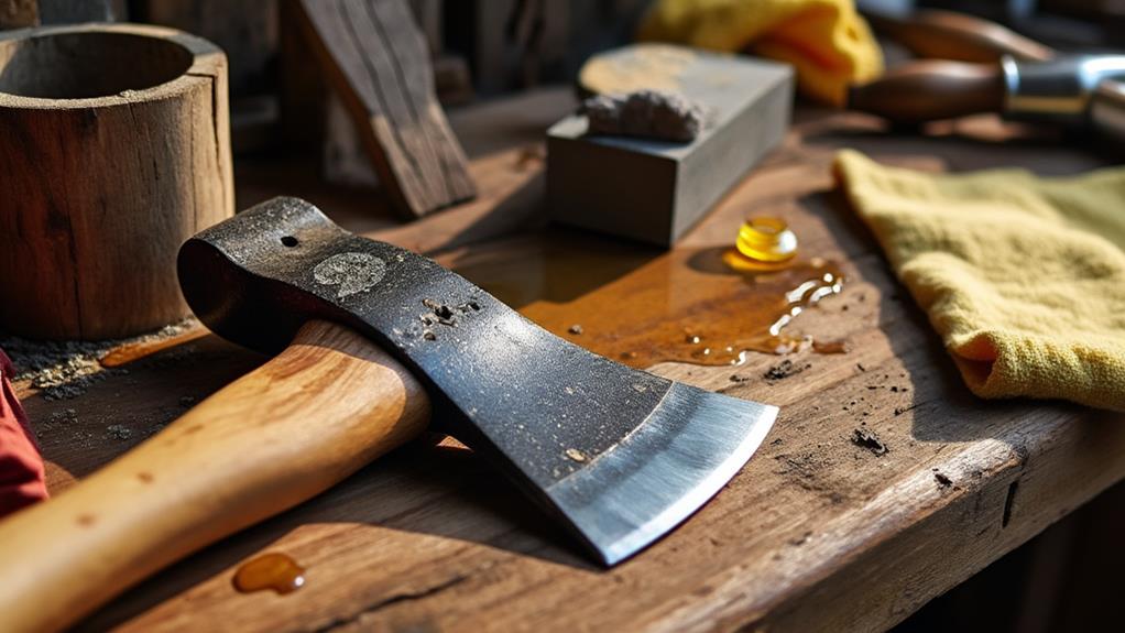 proper axe care guidelines