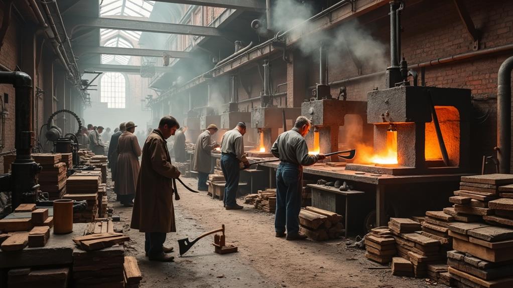 axe production industrial revolution