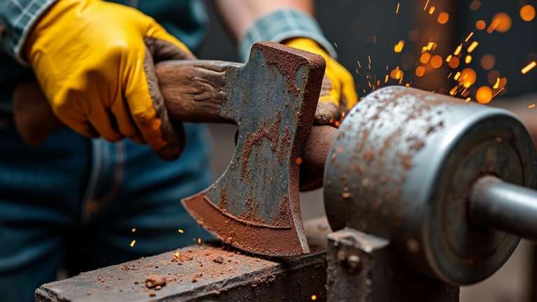 How to Restore a Rusty Axe to Its Former Glory - OffGridHub