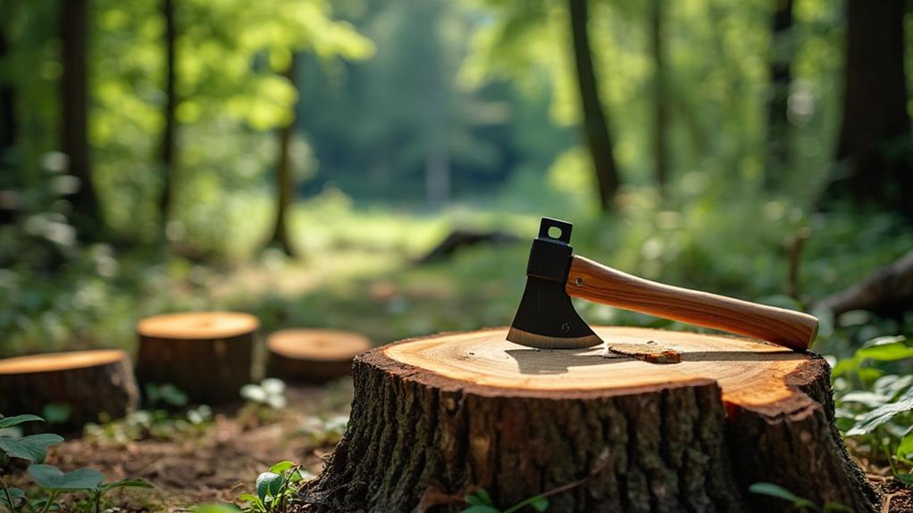 setting up chopping station