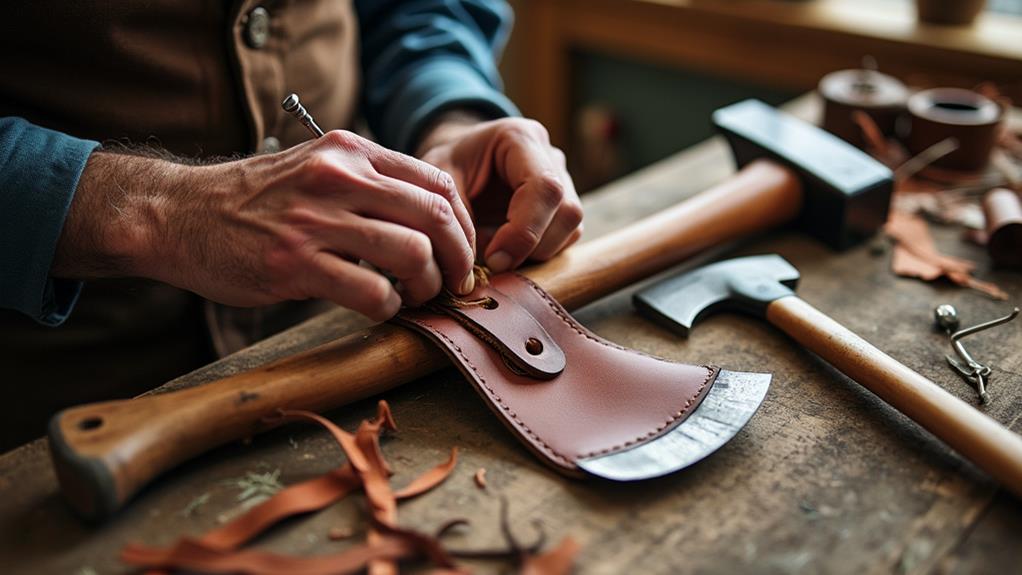 axe sheath manufacturing process