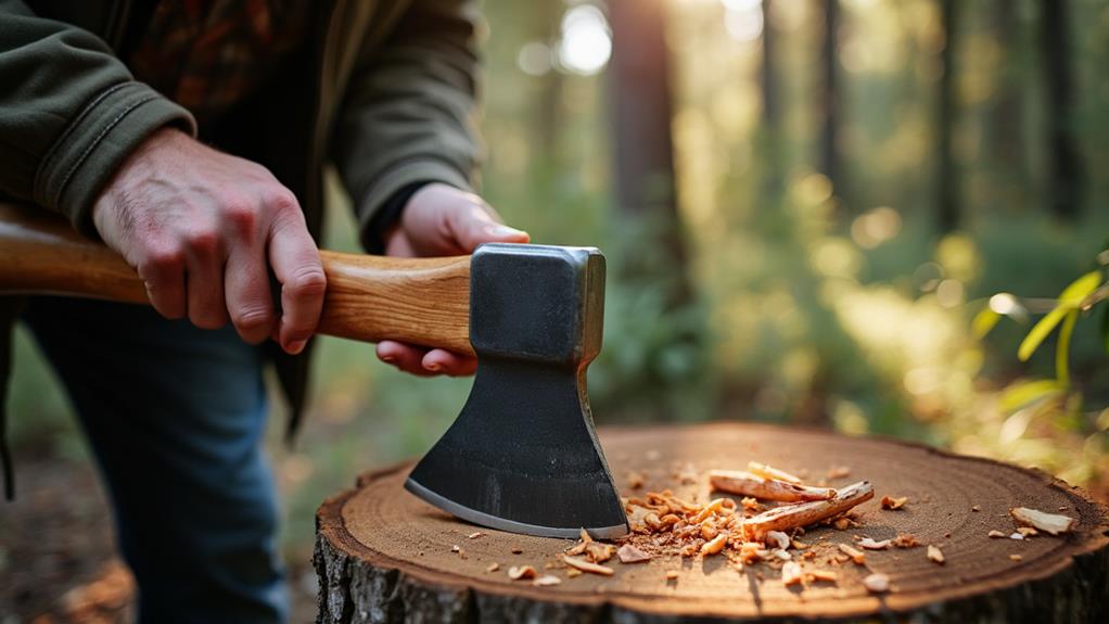 efficiency in chopping wood