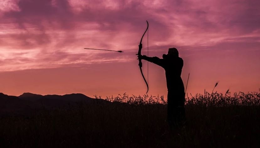 archer-archery-sunset-arrow-bow