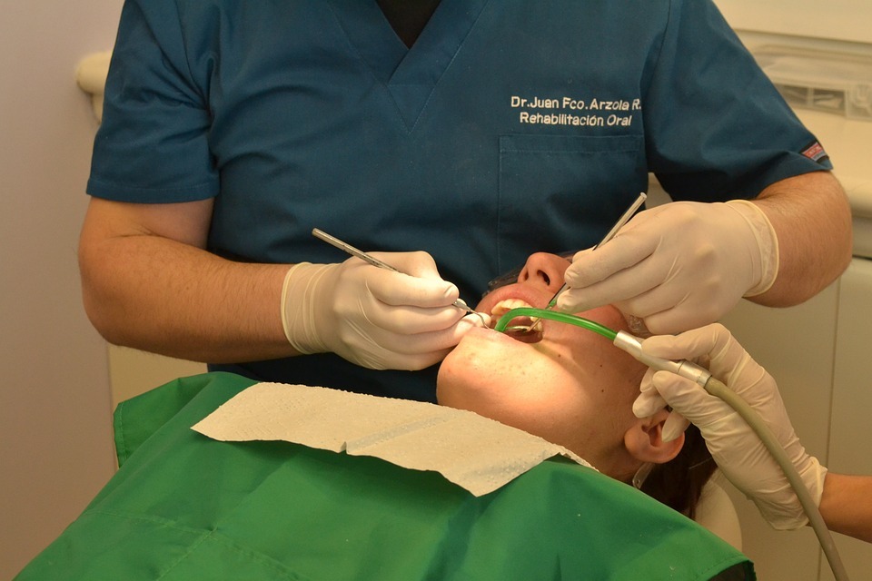 dentist conducting a procedure